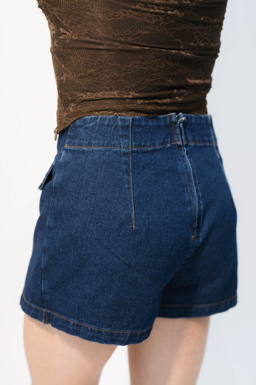 high waisted mini skort