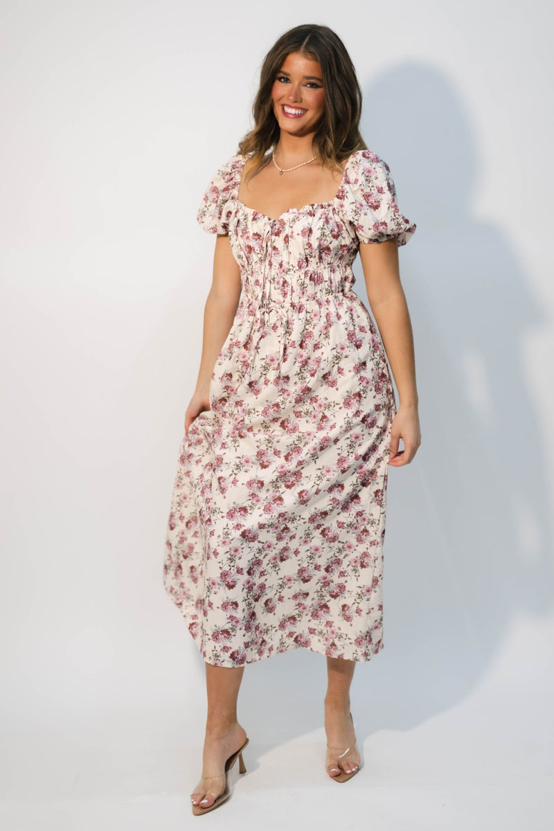 feminine fall midi