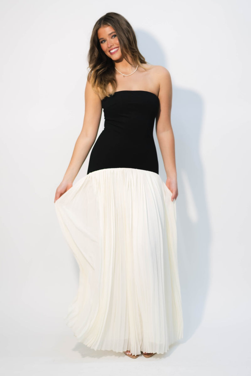 modern formal maxi dress