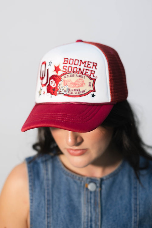 Boomer Sooner trucker hat