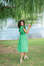 midi dress for engagement photos