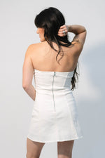 going out white dress