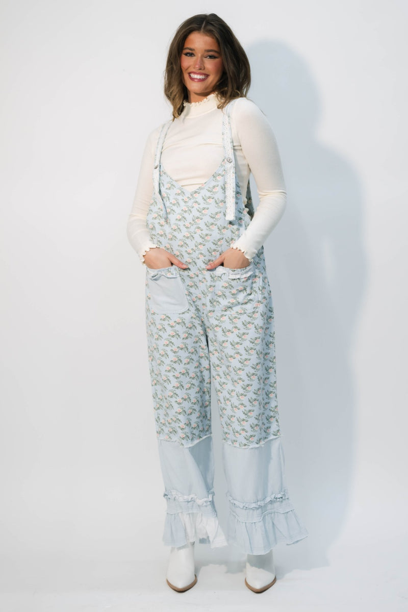 cottagecore denim outfit