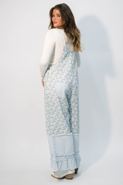 casual wide leg overalls