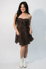 embossed floral texture dress