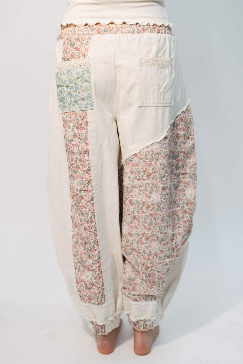 boho floral lounge pants