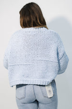 light blue fall sweater