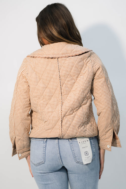 vintage gingham jacket