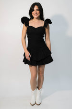 cocktail night black romper