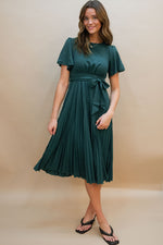 Winter Green Midi Dress