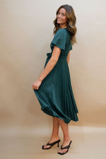 Winter Green Midi Dress