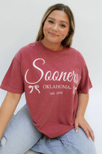 Oklahoma University Merch, OU tee shirts, OU gameday outfits