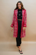 Mika Tweed Long Coat