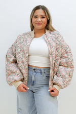 Ditsy Floral Bomber Jacket