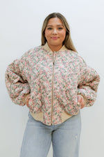 Ditsy Floral Bomber Jacket