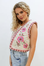 Delilah Embroidery Vest