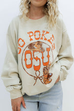 go pokes hoodie, vintage hoodie, vintage osu  jacket 