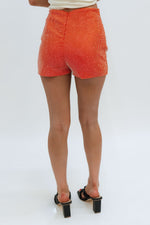 It's Showtime Rhinestone Shorts - Orange