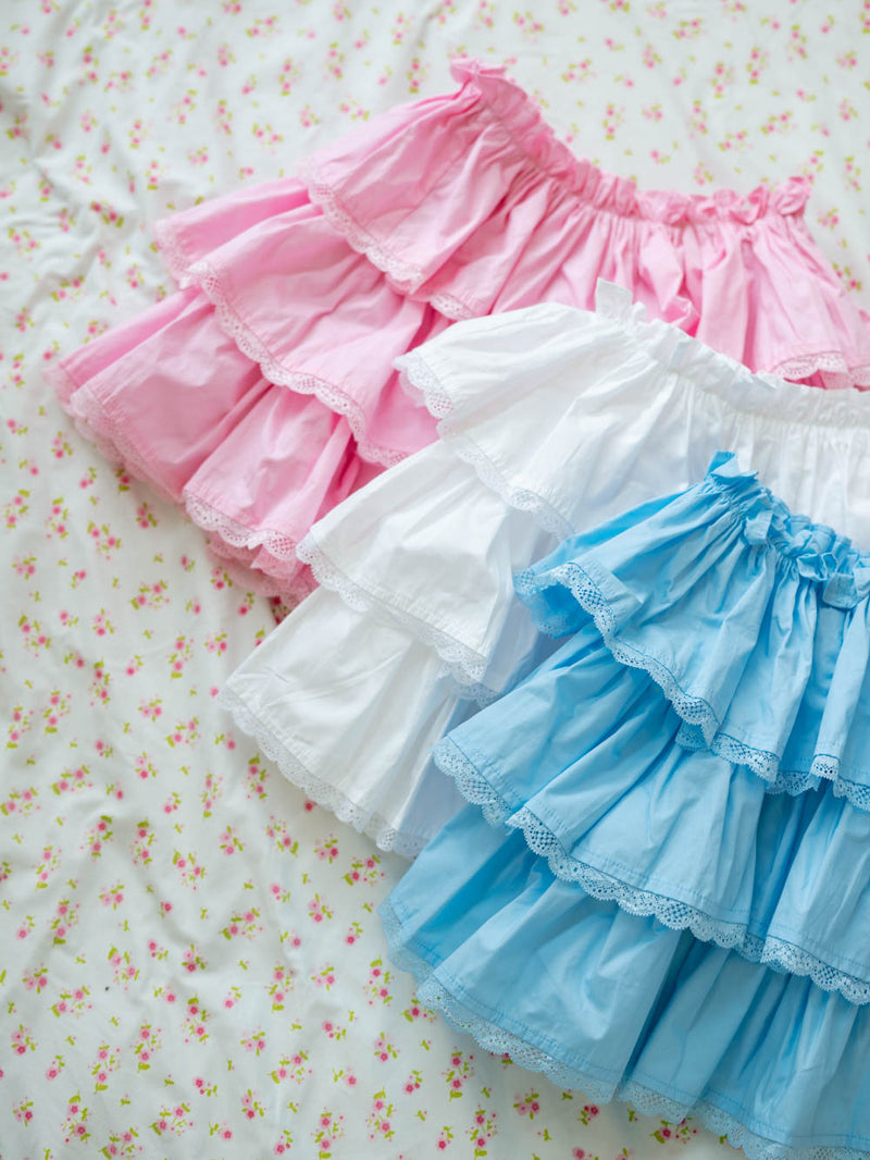 matching ruffle bloomer skorts