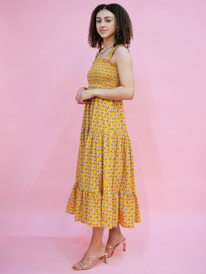 Marigold cotton midi 