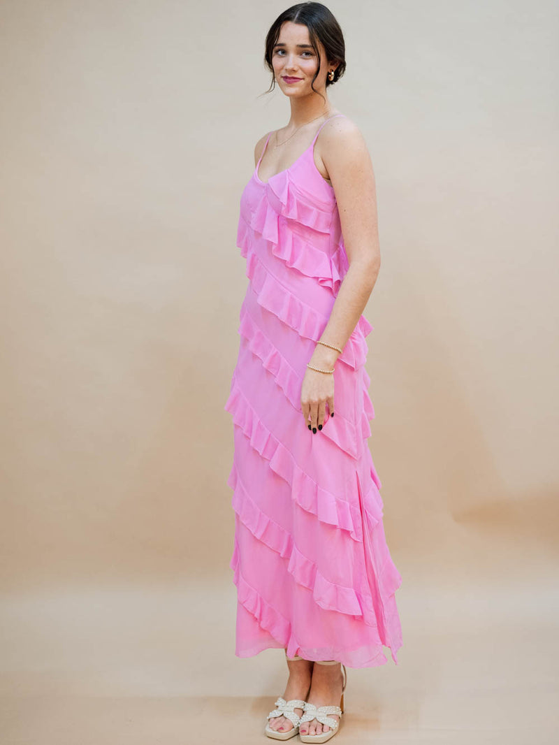 Wren Maxi Dress - Pink