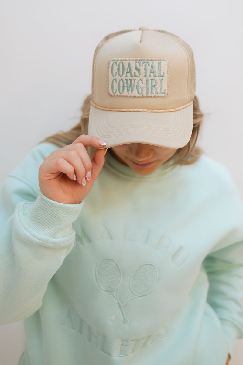 Love Okie Coastal Cowgirl Trucker Hat - Sky