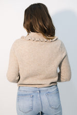 Taupe button down light cardigan