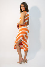 Sadie Striped Midi Dress