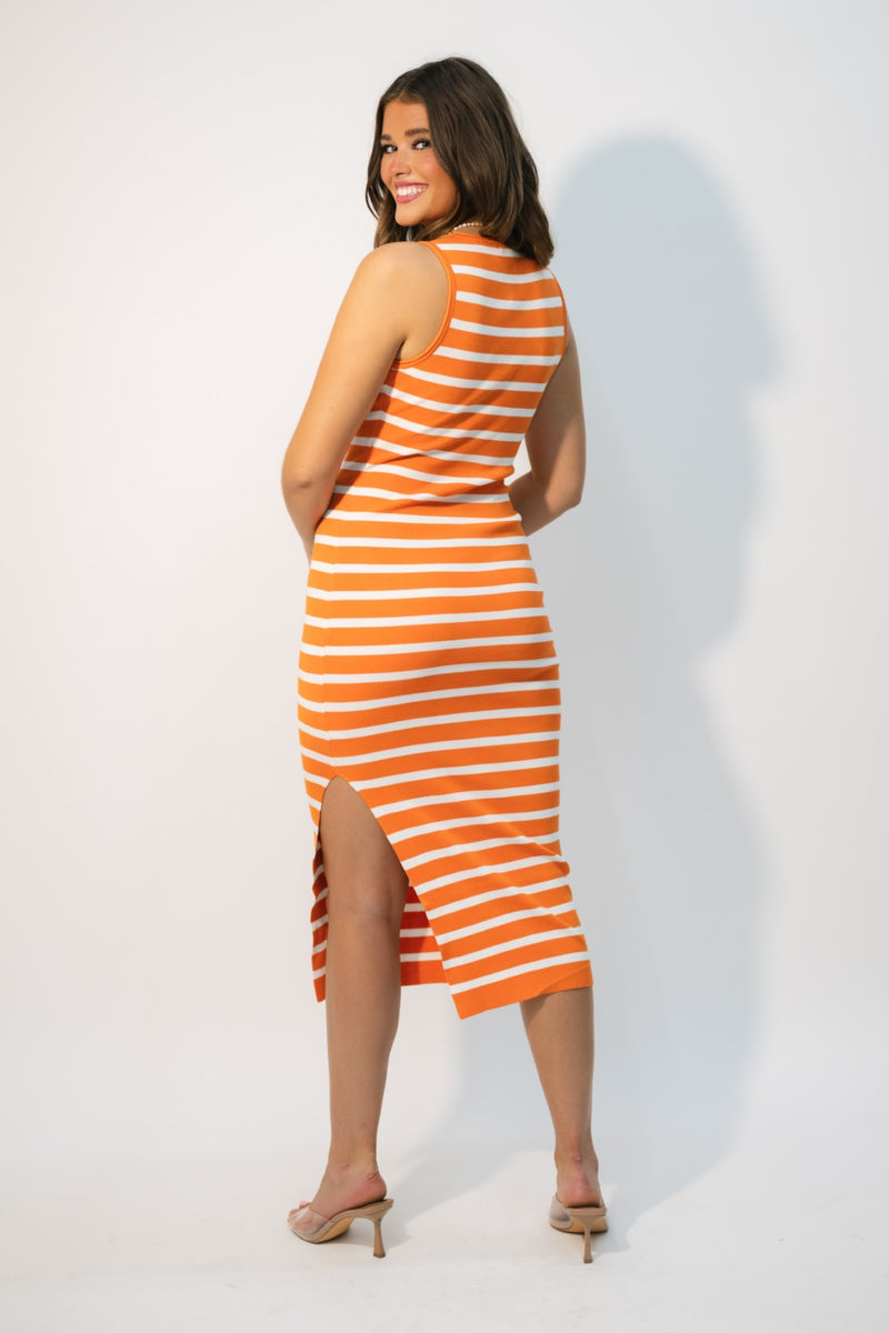 Sadie Striped Midi Dress