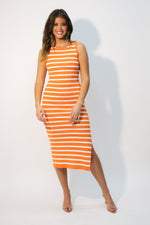 Sadie Striped Midi Dress
