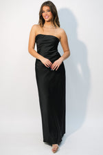 elegant long black dress