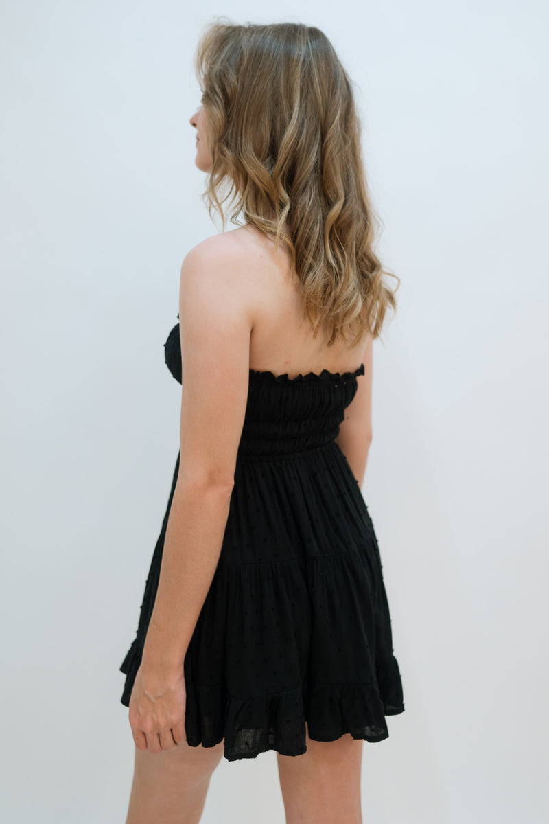 Helena Mini Dress - Black