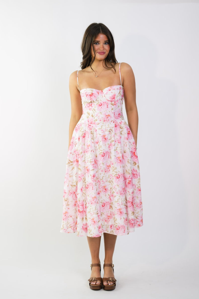 Bettie Fit & Flare Midi Dress