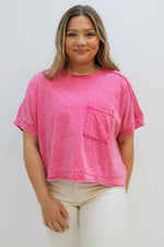 Go To Front Pocket Top - Pink