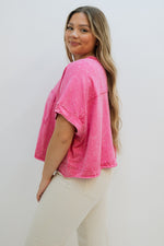 Go To Front Pocket Top - Pink