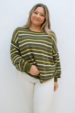 Relaxed Striped Sweater - Multi