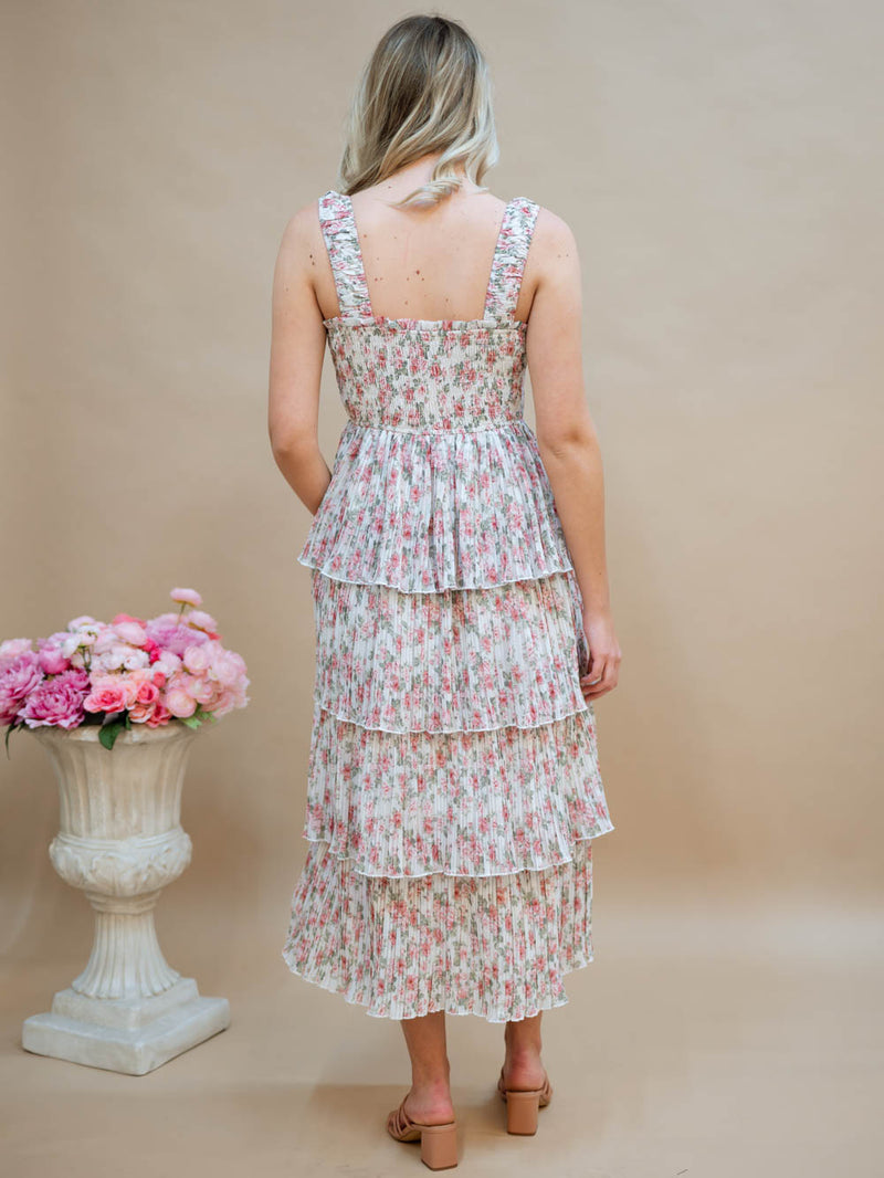 Valentine's Day romantic midi dress