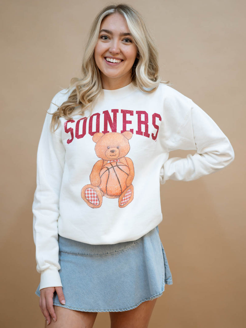 Vintage style Oklahoma University basketball sweatshirt