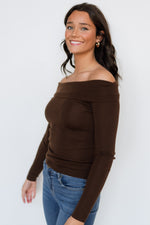 flirty ribbed knit top