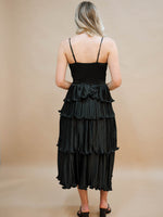 Sophisticated ruffle layer dress