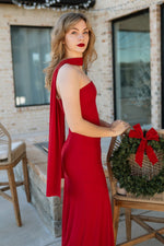 Marley Tube Maxi Dress - Red