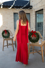 Marley Tube Maxi Dress - Red