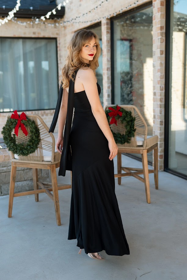 Marley Tube Maxi Dress - Black