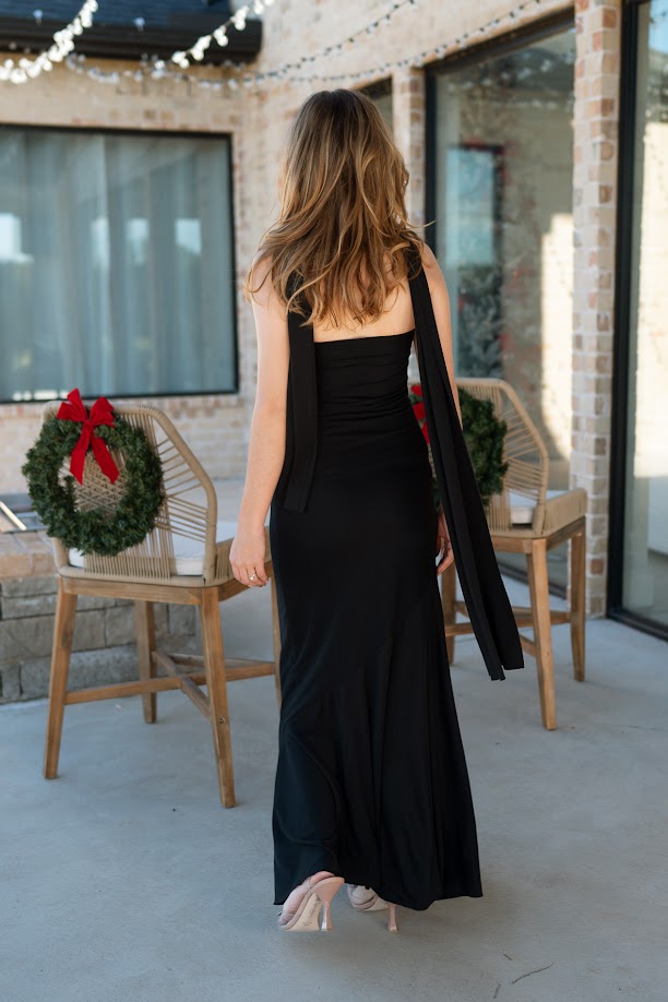 Marley Tube Maxi Dress - Black