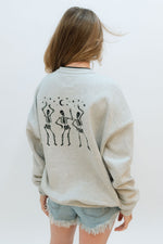 embroidered skeleton sweatshirt 