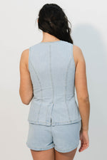 Cindy Denim Set - Light Wash