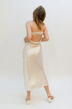 off white champagne bride strapless dress