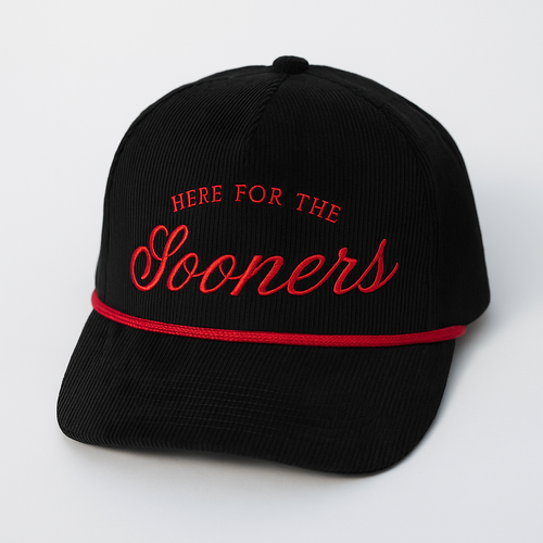 Oklahoma Sooners corduroy hat