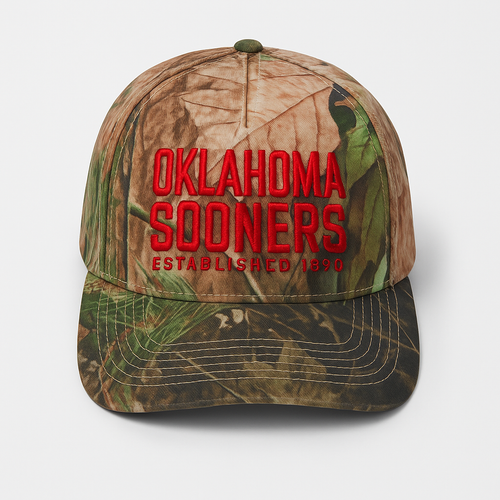 Oklahoma Sooners camo hat