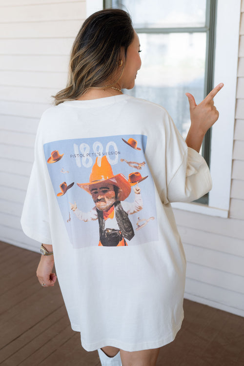 Pistol pete osu go pokes oversize one size tee for gameday